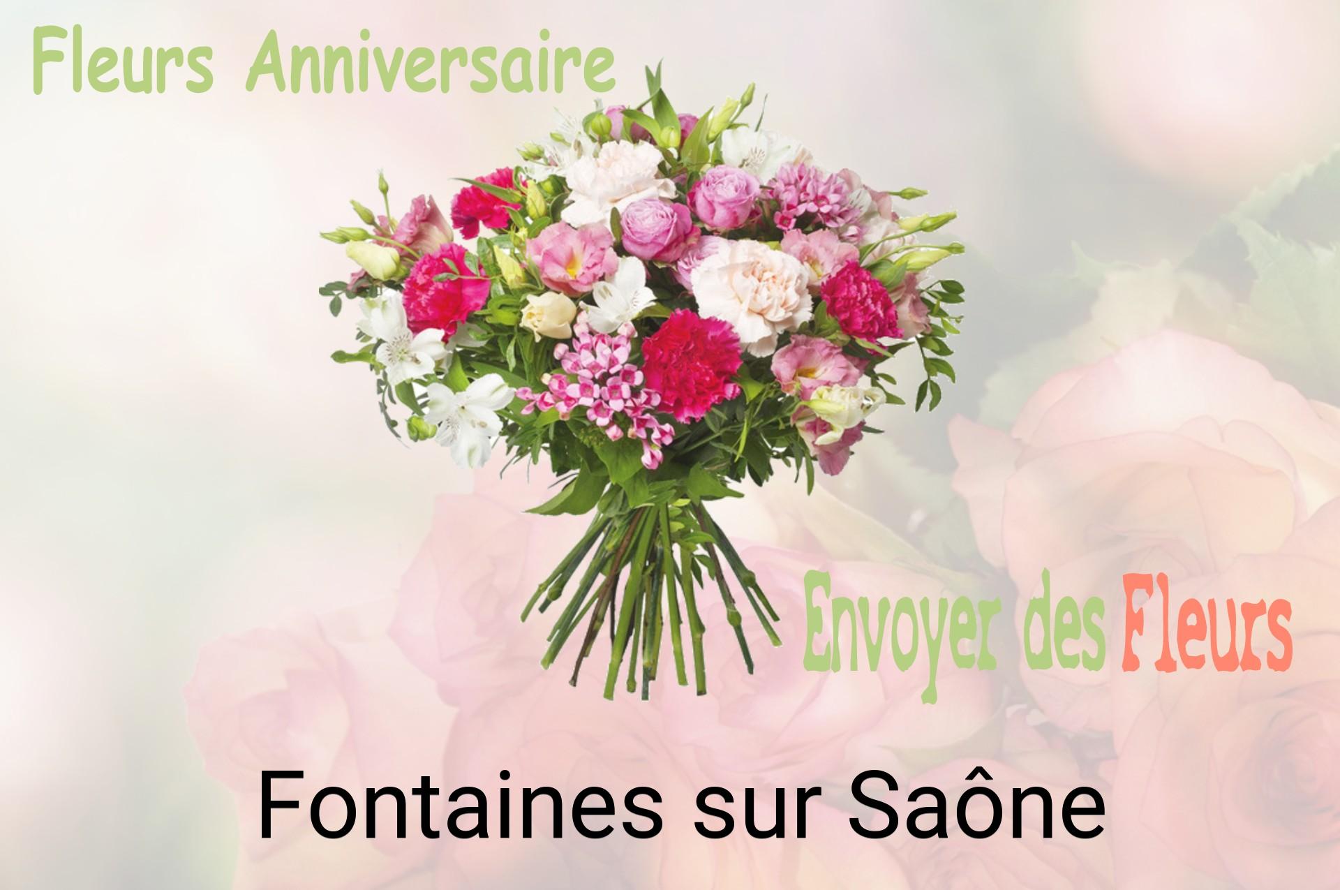 Bouquet de fleurs d’anniversaire livré à Fontaines-sur-Saône