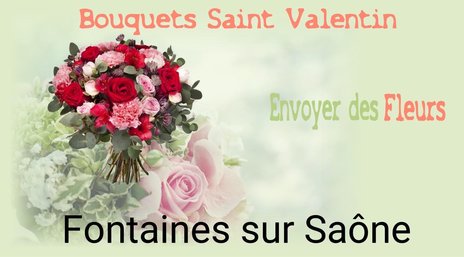 Roses de Saint-Valentin livrées à Fontaines-sur-Saône